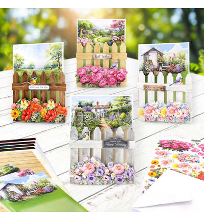 17-10082PPF - Katy Sue Designs - Kit de cartes – Pretty Petals Picket Fence - Card Making Kits - Detail 2 17-10082PPF - Katy Sue Designs - Kit de cartes – Pretty Petals Picket Fence - Card Making Kits - Detail 2