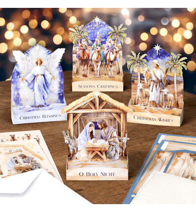17-10091NAT - Katy Sue Designs - Kit de cartes pop-up – Nativity Scenes - Card Making Kits - Detail 6 17-10091NAT - Katy Sue Designs - Kit de cartes pop-up – Nativity Scenes - Card Making Kits - Detail 6