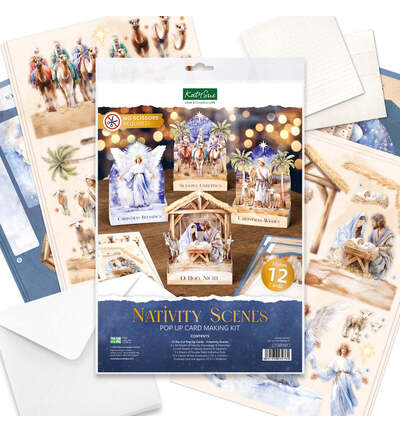 17-10091NAT - Katy Sue Designs - Kit de cartes pop-up – Nativity Scenes - Card Making Kits - Detail 8 17-10091NAT - Katy Sue Designs - Kit de cartes pop-up – Nativity Scenes - Card Making Kits - Detail 8