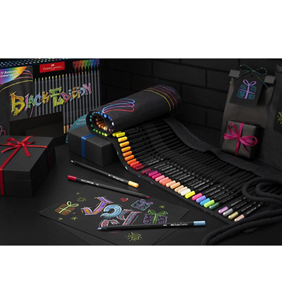 FC-116418 - Faber Castell - FC Black Edition in roletui zwart - FC-Black Edition - Detail 3