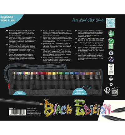 FC-116418 - Faber Castell - FC Black Edition in roletui zwart - FC-Black Edition - Detail 4