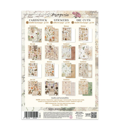 SBJK31 - Stamperia - Stamperia junk journal stickers et découpes – Flowers and Poems - - Detail 18 SBJK31 - Stamperia - Stamperia junk journal stickers et découpes – Flowers and Poems - - Detail 18