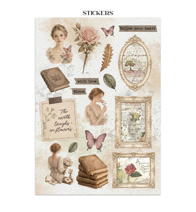SBJK31 - Stamperia - Stamperia junk journal stickers et découpes – Flowers and Poems - - Detail 26 SBJK31 - Stamperia - Stamperia junk journal stickers et découpes – Flowers and Poems - - Detail 26