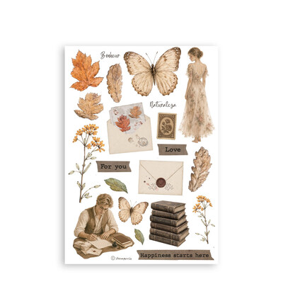 SBW37 - Stamperia - Stamperia bloc washi A5 8 feuilles – Flowers and Poems - - Detail 2 SBW37 - Stamperia - Stamperia bloc washi A5 8 feuilles – Flowers and Poems - - Detail 2