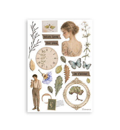 SBW37 - Stamperia - Stamperia bloc washi A5 8 feuilles – Flowers and Poems - - Detail 6 SBW37 - Stamperia - Stamperia bloc washi A5 8 feuilles – Flowers and Poems - - Detail 6