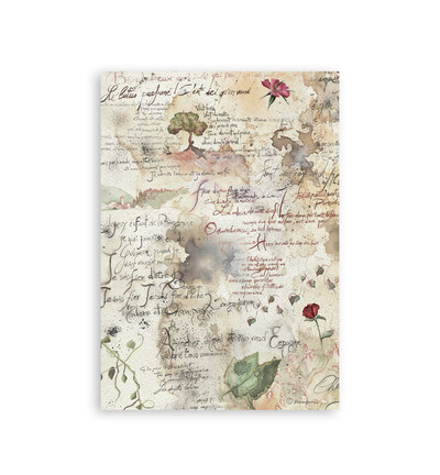 SBW37 - Stamperia - Stamperia bloc washi A5 8 feuilles – Flowers and Poems - - Detail 9 SBW37 - Stamperia - Stamperia bloc washi A5 8 feuilles – Flowers and Poems - - Detail 9