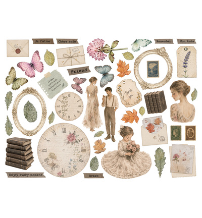 DFLDC144 - Stamperia - Stamperia Die-Cuts – Flowers and Poems - - Detail 1 DFLDC144 - Stamperia - Stamperia Die-Cuts – Flowers and Poems - - Detail 1