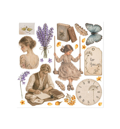 DFLRBX24 - Stamperia - Stamperia set Rub-On 6 feuilles – Flowers and Poems - - Detail 6 DFLRBX24 - Stamperia - Stamperia set Rub-On 6 feuilles – Flowers and Poems - - Detail 6