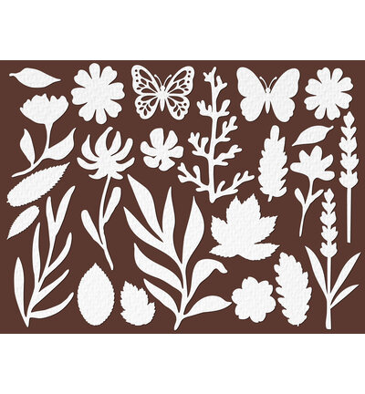 SBCU006 - Stamperia - Stamperia formes papier laser cut – Flowers and Poems - - Detail 1 SBCU006 - Stamperia - Stamperia formes papier laser cut – Flowers and Poems - - Detail 1