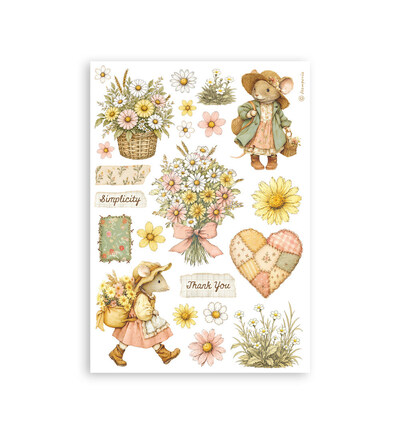 SBW38 - Stamperia - Stamperia bloc washi A5 8 feuilles – Cozy Family - - Detail 5 SBW38 - Stamperia - Stamperia bloc washi A5 8 feuilles – Cozy Family - - Detail 5