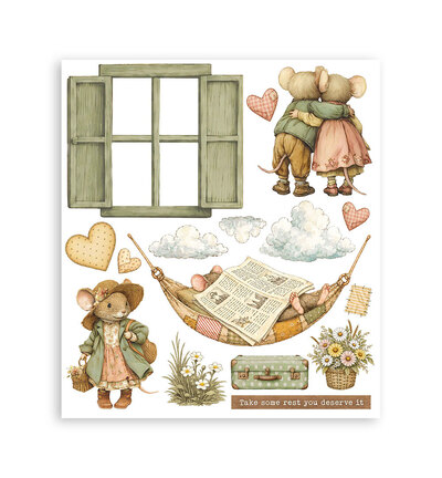 DFLRBXG17 - Stamperia - Stamperia sélection Rub-On 6 feuilles – Cozy Family - - Detail 5 DFLRBXG17 - Stamperia - Stamperia sélection Rub-On 6 feuilles – Cozy Family - - Detail 5