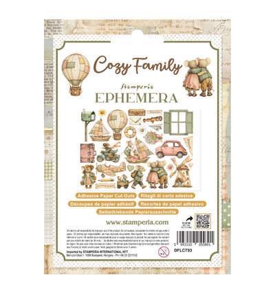 DFLCT93 - Stamperia - Stamperia éphéméra – Cozy Family - - Detail 2 DFLCT93 - Stamperia - Stamperia éphéméra – Cozy Family - - Detail 2