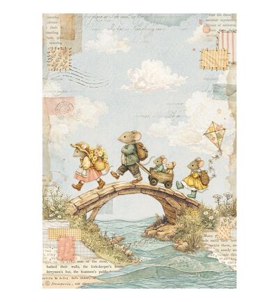 DFSA4XCF - Stamperia - Stamperia set papier de riz A4 6 feuilles – Cozy Family - - Detail 2 DFSA4XCF - Stamperia - Stamperia set papier de riz A4 6 feuilles – Cozy Family - - Detail 2