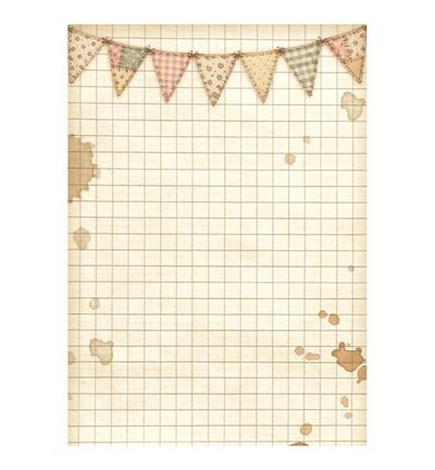 DFSAK6063 - Stamperia - Stamperia fonds papier de riz A6 8 feuilles – Cozy Family - - Detail 5 DFSAK6063 - Stamperia - Stamperia fonds papier de riz A6 8 feuilles – Cozy Family - - Detail 5