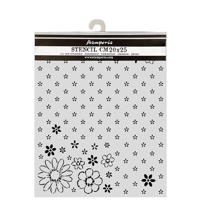 KSTD223 - Stamperia - Stamperia pochoir 20x25 cm – Cozy Family Together pattern - - Detail 1 KSTD223 - Stamperia - Stamperia pochoir 20x25 cm – Cozy Family Together pattern - - Detail 1