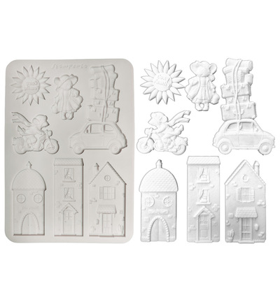 KACMA624 - Stamperia - Stamperia moule en silicone A5 – Cozy Family Birds - - Detail 1 KACMA624 - Stamperia - Stamperia moule en silicone A5 – Cozy Family Birds - - Detail 1