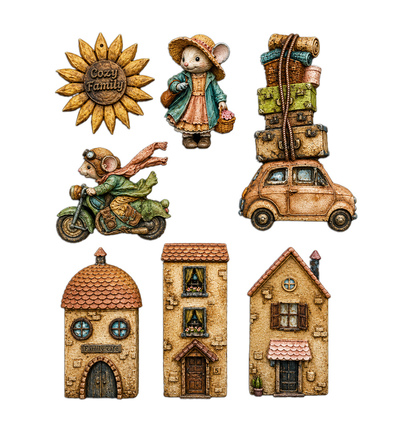 KACMA624 - Stamperia - Stamperia moule en silicone A5 – Cozy Family Birds - - Detail 2 KACMA624 - Stamperia - Stamperia moule en silicone A5 – Cozy Family Birds - - Detail 2