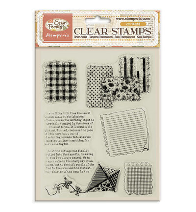 WTK248 - Stamperia - Stamperia tampons transparents 14x18 cm – Cozy Family - - Detail 1 WTK248 - Stamperia - Stamperia tampons transparents 14x18 cm – Cozy Family - - Detail 1