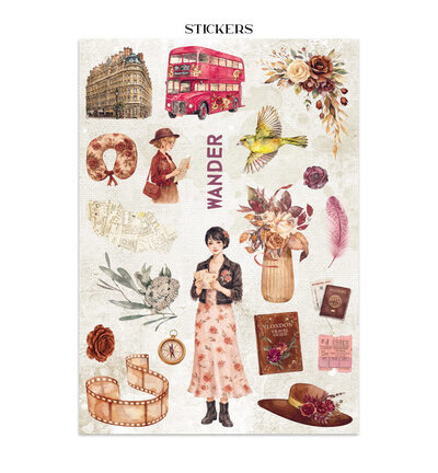 SBJK30 - Stamperia - Stamperia junk journal stickers et découpes – Our Way - - Detail 26 SBJK30 - Stamperia - Stamperia junk journal stickers et découpes – Our Way - - Detail 26