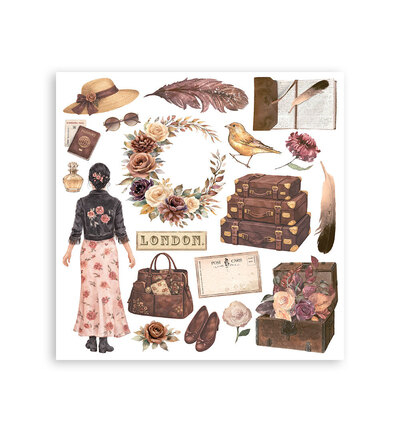 DFLRBX23 - Stamperia - Stamperia set Rub-On 6 feuilles – Our Way - - Detail 3 DFLRBX23 - Stamperia - Stamperia set Rub-On 6 feuilles – Our Way - - Detail 3