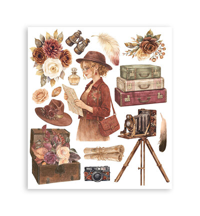 DFLRBXG15 - Stamperia - Stamperia sélection Rub-On 6 feuilles – Our Way - - Detail 6 DFLRBXG15 - Stamperia - Stamperia sélection Rub-On 6 feuilles – Our Way - - Detail 6