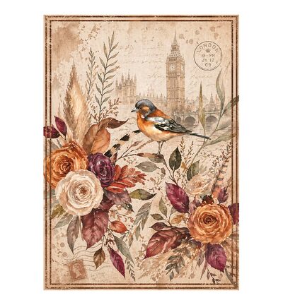 DFSA6X12 - Stamperia - Stamperia mini papier de riz A6 8 feuilles – Our Way - - Detail 5 DFSA6X12 - Stamperia - Stamperia mini papier de riz A6 8 feuilles – Our Way - - Detail 5