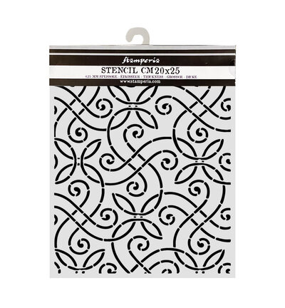 KSTD224 - Stamperia - Stamperia pochoir 20x25 cm – Our Way Artistic pattern - - Detail 1 KSTD224 - Stamperia - Stamperia pochoir 20x25 cm – Our Way Artistic pattern - - Detail 1