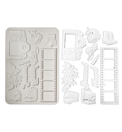 KACMA622 - Stamperia - Stamperia moule en silicone A5 – Our Way - - Detail 1 KACMA622 - Stamperia - Stamperia moule en silicone A5 – Our Way - - Detail 1