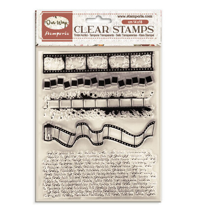 WTK249 - Stamperia - Stamperia tampons transparents 14x18 cm – Our Way - - Detail 1 WTK249 - Stamperia - Stamperia tampons transparents 14x18 cm – Our Way - - Detail 1