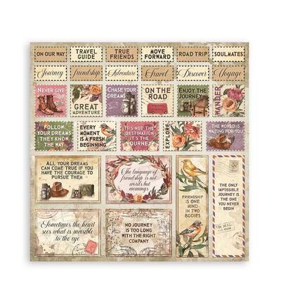 SBBL115 - Stamperia - Stamperia grand bloc scrapbooking 30,5x30,5 cm – Our Way - - Detail 2 SBBL115 - Stamperia - Stamperia grand bloc scrapbooking 30,5x30,5 cm – Our Way - - Detail 2