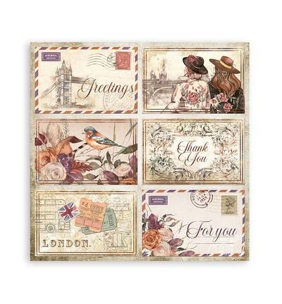 SBBL115 - Stamperia - Stamperia grand bloc scrapbooking 30,5x30,5 cm – Our Way - - Detail 5 SBBL115 - Stamperia - Stamperia grand bloc scrapbooking 30,5x30,5 cm – Our Way - - Detail 5