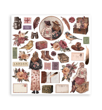 SBBL115 - Stamperia - Stamperia grand bloc scrapbooking 30,5x30,5 cm – Our Way - - Detail 7 SBBL115 - Stamperia - Stamperia grand bloc scrapbooking 30,5x30,5 cm – Our Way - - Detail 7