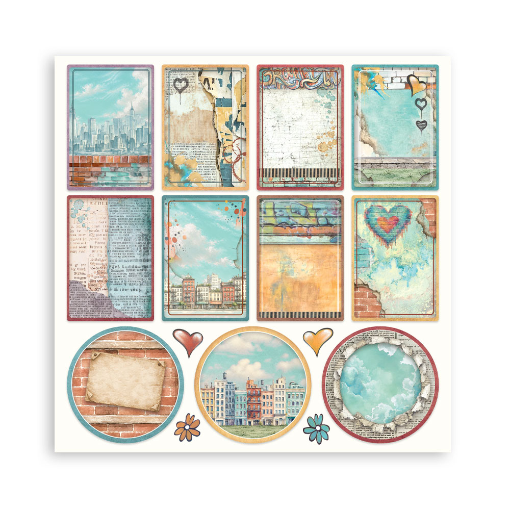 SBBL194 - Stamperia - Stamperia Large Scrapbooking Pad 30,5x30,5 cm – Furry Friends 2 - Blocs scrapbooking - Detail 6