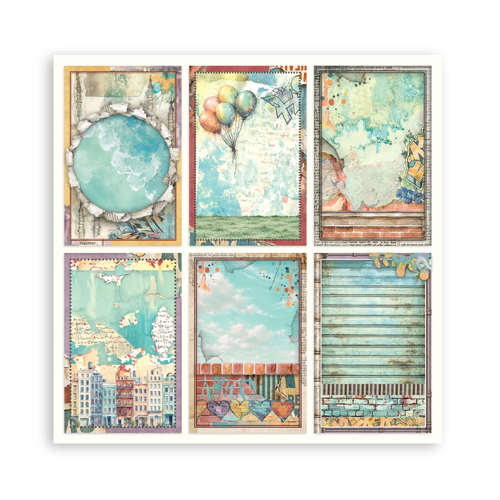 SBBL194 - Stamperia - Stamperia Large Scrapbooking Pad 30,5x30,5 cm – Furry Friends 2 - Blocs scrapbooking - Detail 20