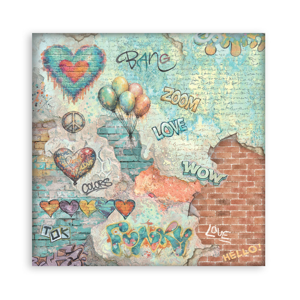 SBBL194 - Stamperia - Stamperia Large Scrapbooking Pad 30,5x30,5 cm – Furry Friends 2 - Blocs scrapbooking - Detail 23