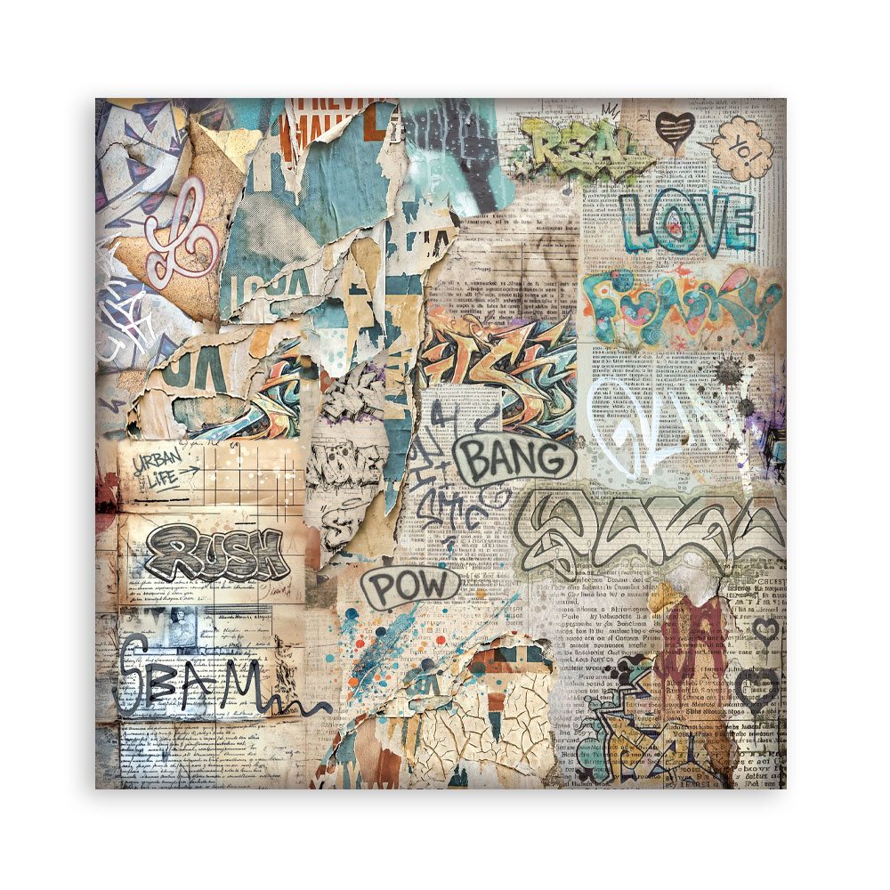 SBBL194 - Stamperia - Stamperia Large Scrapbooking Pad 30,5x30,5 cm – Furry Friends 2 - Blocs scrapbooking - Detail 35