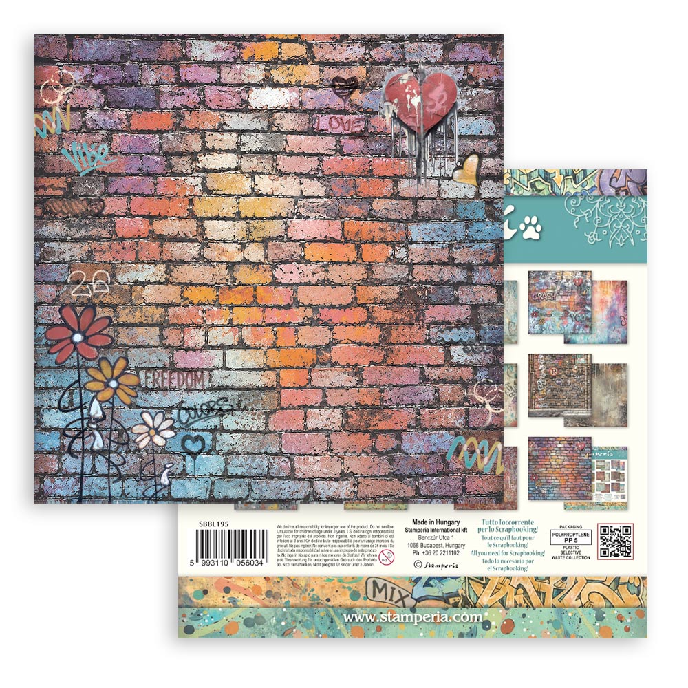 SBBL195 - Stamperia - Stamperia Large Scrapbooking Pad 30,5x30,5 cm Backgrounds – Furry Friends 2 - Blocs scrapbooking - Detail 8 SBBL195 - Stamperia - Stamperia Large Scrapbooking Pad 30,5x30,5 cm Backgrounds – Furry Friends 2 - Blocs scrapbooking - Detail 8