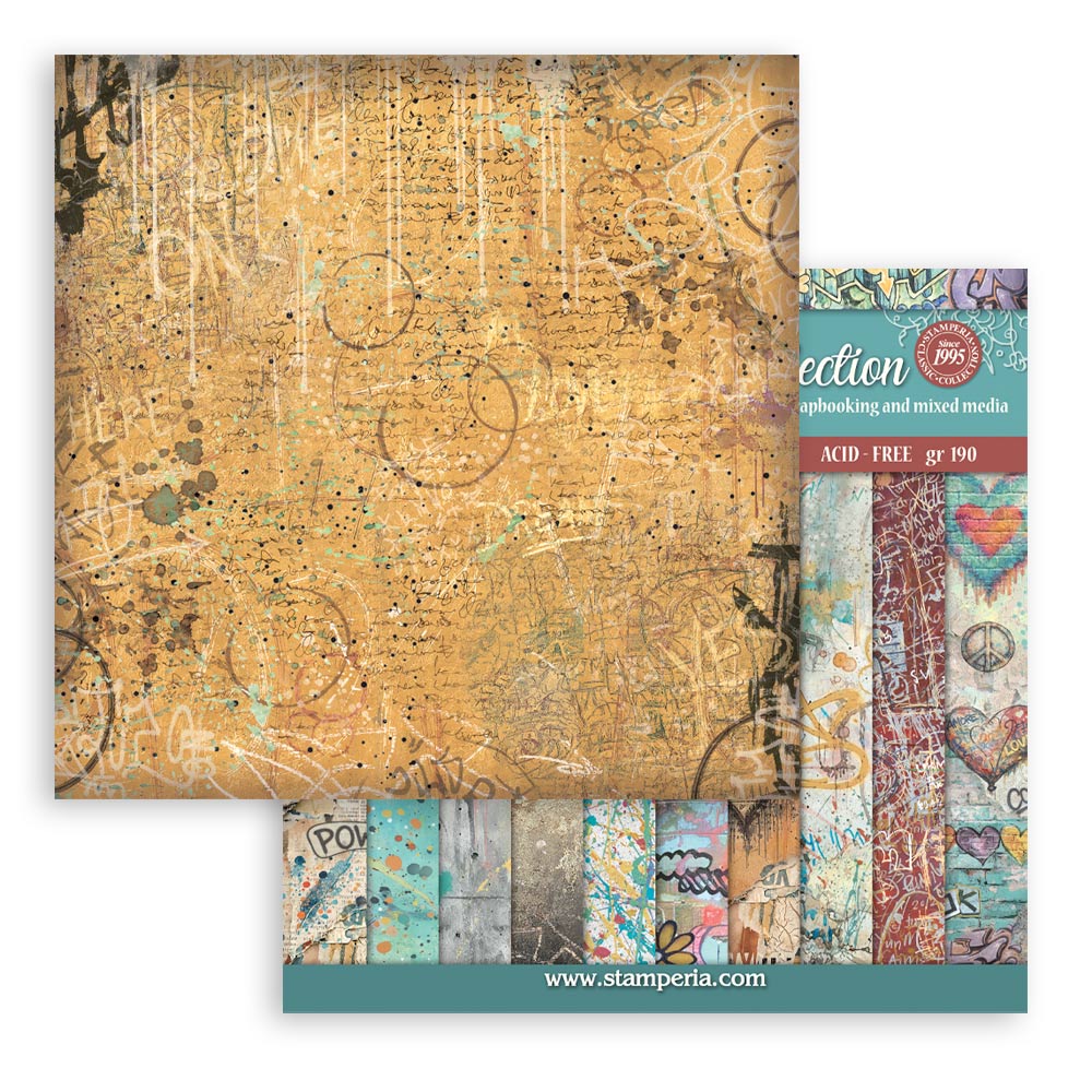 SBBL195 - Stamperia - Stamperia Large Scrapbooking Pad 30,5x30,5 cm Backgrounds – Furry Friends 2 - Blocs scrapbooking - Detail 11 SBBL195 - Stamperia - Stamperia Large Scrapbooking Pad 30,5x30,5 cm Backgrounds – Furry Friends 2 - Blocs scrapbooking - Detail 11