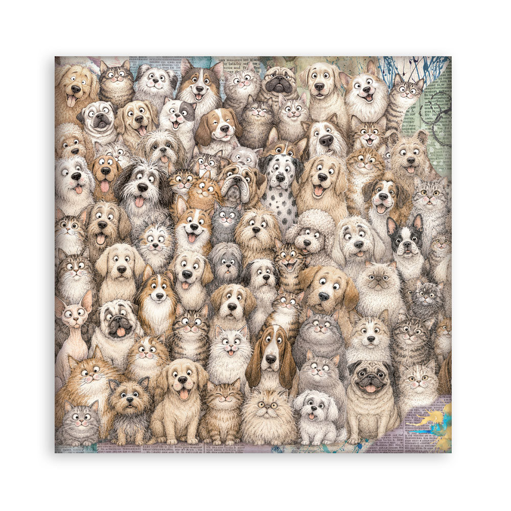 SBBS150 - Stamperia - Stamperia Small Scrapbooking Pad 20,3x20,3 cm – Furry Friends 2 - Blocs scrapbooking - Detail 32 SBBS150 - Stamperia - Stamperia Small Scrapbooking Pad 20,3x20,3 cm – Furry Friends 2 - Blocs scrapbooking - Detail 32