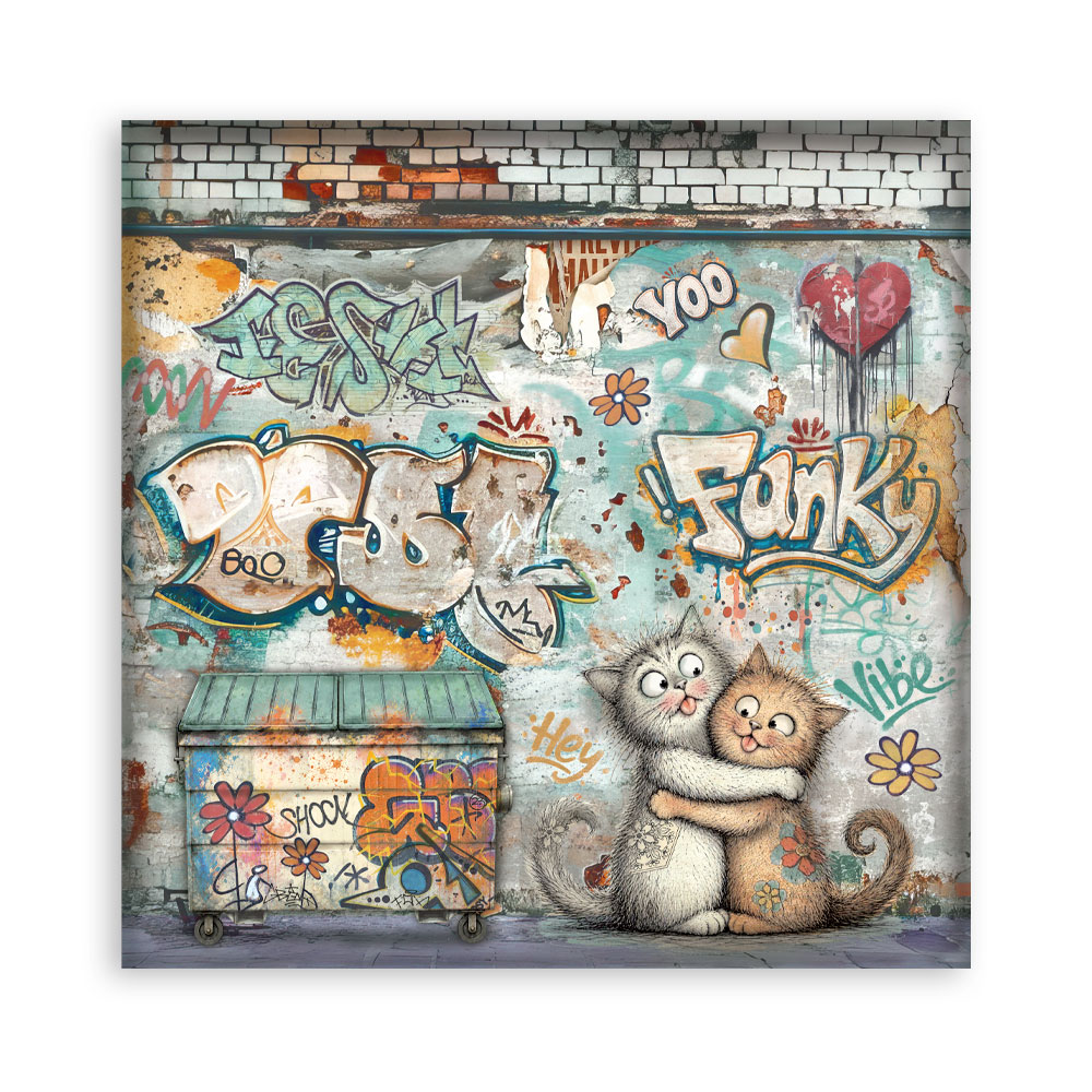 SBBSXB29 - Stamperia - Stamperia Small Scrapbooking Pad 22 feuilles 20,3x20,3 cm – Furry Friends 2 - Blocs scrapbooking - Detail 19 SBBSXB29 - Stamperia - Stamperia Small Scrapbooking Pad 22 feuilles 20,3x20,3 cm – Furry Friends 2 - Blocs scrapbooking - Detail 19