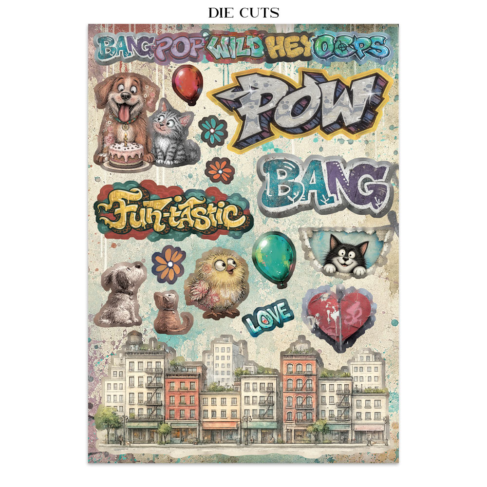 SBJK33 - Stamperia - Stamperia junk journal stickers et découpes – Furry Friends 2 - Junk Journal - Detail 10 SBJK33 - Stamperia - Stamperia junk journal stickers et découpes – Furry Friends 2 - Junk Journal - Detail 10