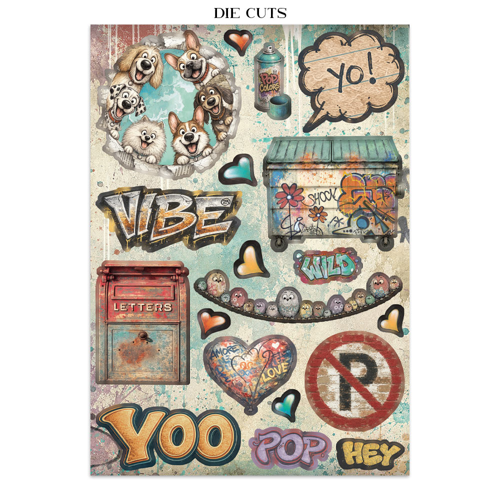SBJK33 - Stamperia - Stamperia junk journal stickers et découpes – Furry Friends 2 - Junk Journal - Detail 28 SBJK33 - Stamperia - Stamperia junk journal stickers et découpes – Furry Friends 2 - Junk Journal - Detail 28