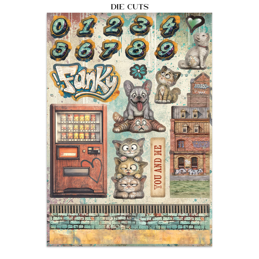 SBJK33 - Stamperia - Stamperia junk journal stickers et découpes – Furry Friends 2 - Junk Journal - Detail 29 SBJK33 - Stamperia - Stamperia junk journal stickers et découpes – Furry Friends 2 - Junk Journal - Detail 29
