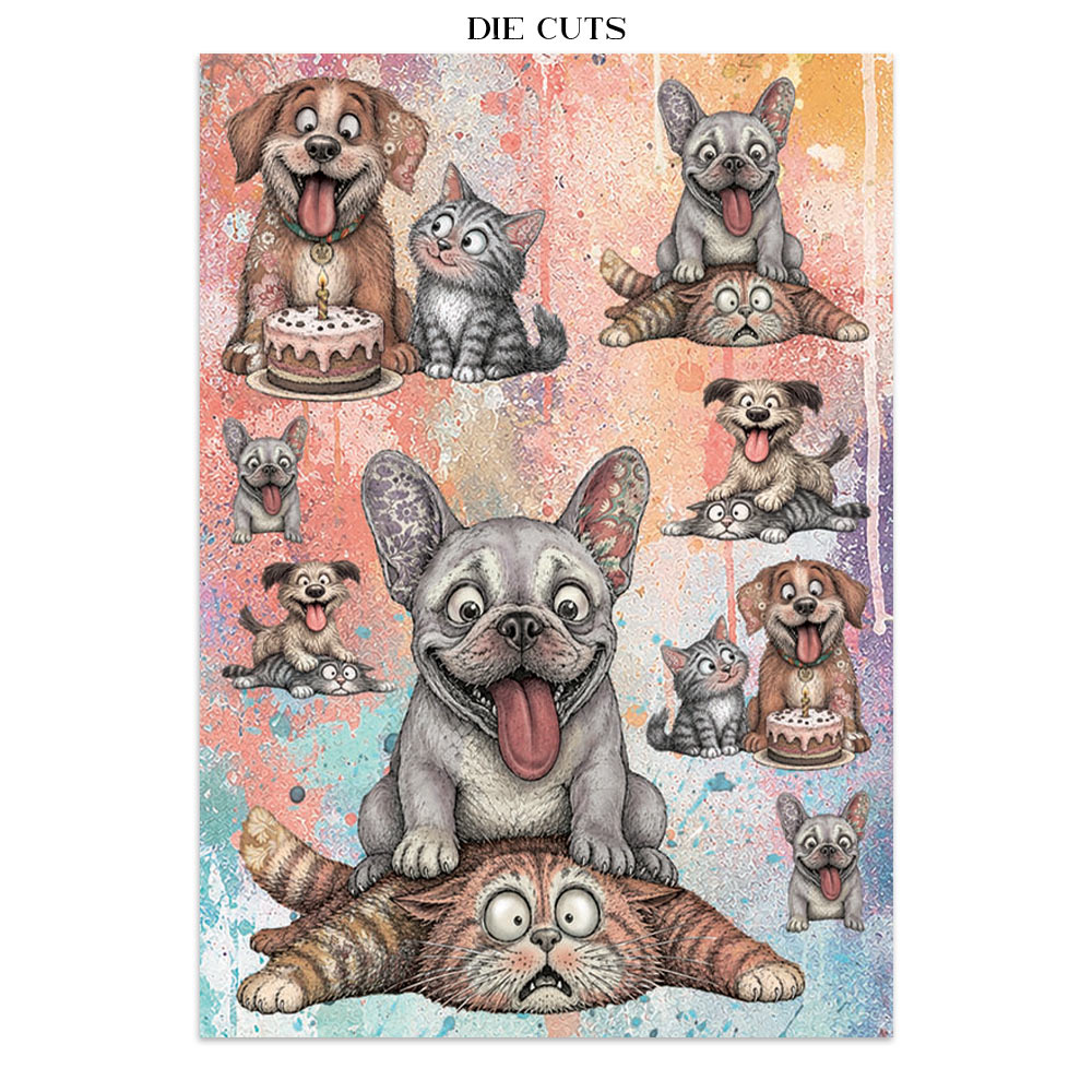 SBJKS12 - Stamperia - Stamperia junk journal Focus Points A5 – Furry Friends 2 - Junk Journal - Detail 4 SBJKS12 - Stamperia - Stamperia junk journal Focus Points A5 – Furry Friends 2 - Junk Journal - Detail 4