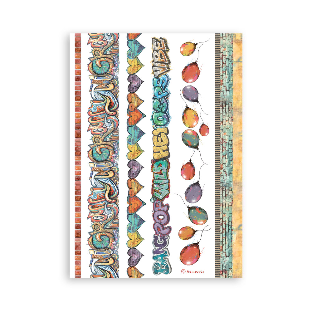 SBW39 - Stamperia - Stamperia bloc washi A5 8 feuilles – Furry Friends 2 - Bloc washi - Detail 8