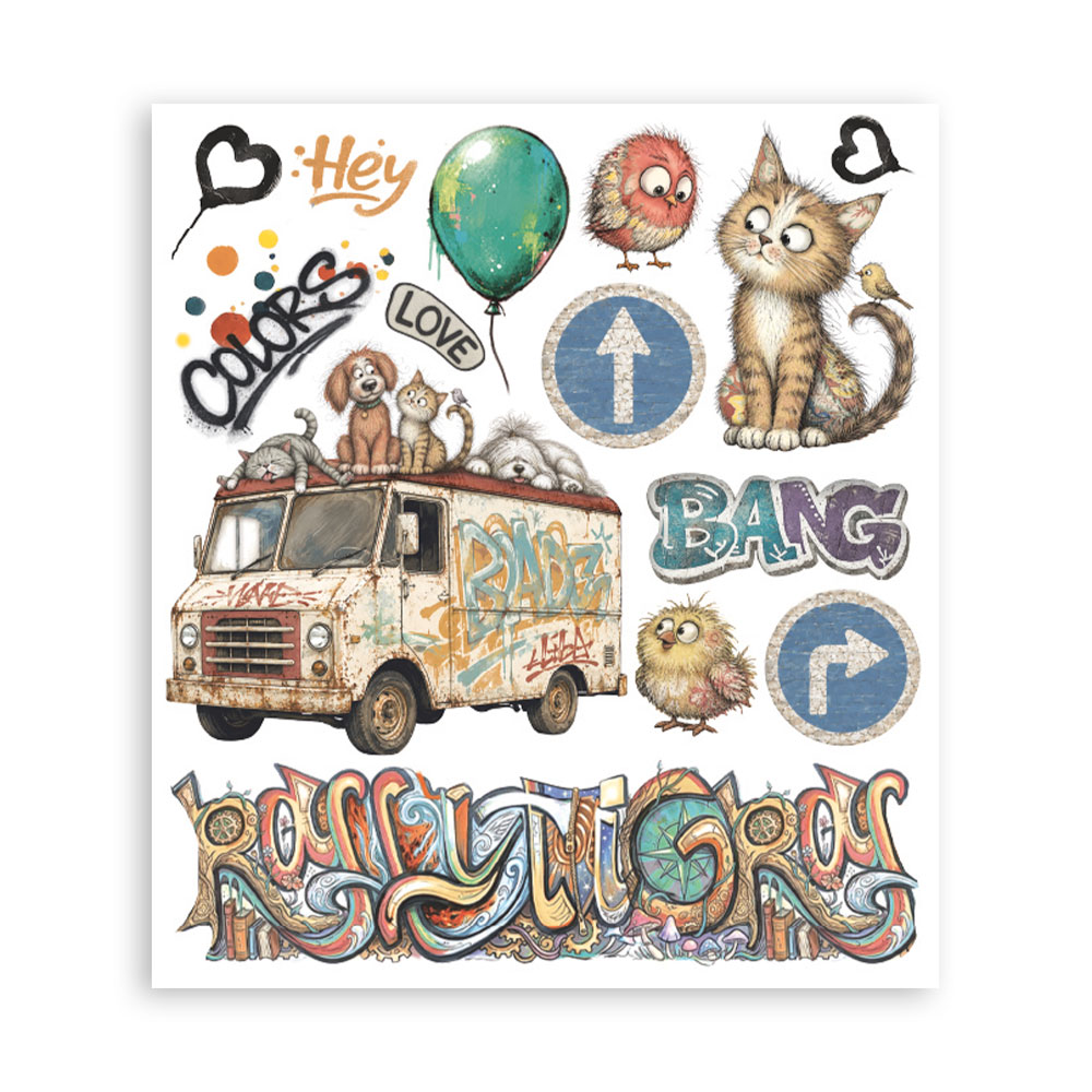 DFLRBXG18 - Stamperia - Stamperia sélection Rub-On 6 feuilles – Furry Friends 2 - Transferts Rub-On - Detail 3 DFLRBXG18 - Stamperia - Stamperia sélection Rub-On 6 feuilles – Furry Friends 2 - Transferts Rub-On - Detail 3