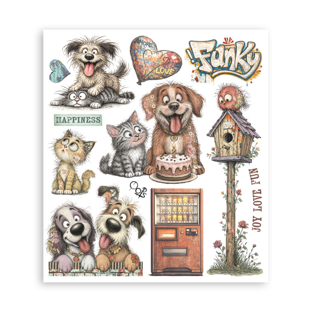 DFLRBXG18 - Stamperia - Stamperia sélection Rub-On 6 feuilles – Furry Friends 2 - Transferts Rub-On - Detail 6 DFLRBXG18 - Stamperia - Stamperia sélection Rub-On 6 feuilles – Furry Friends 2 - Transferts Rub-On - Detail 6