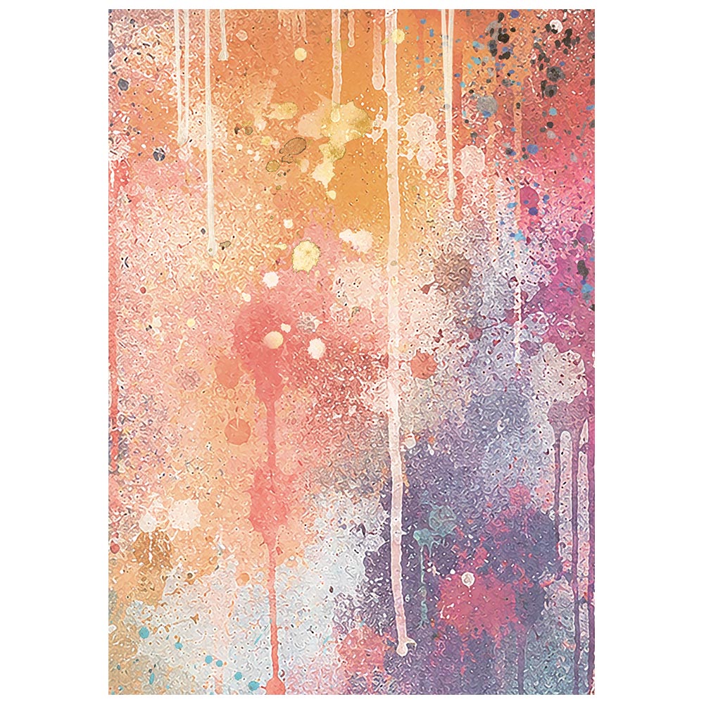 DFSAK6064 - Stamperia - Stamperia papier de riz A6 Backgrounds 8 feuilles – Furry Friends 2 - Papier de riz - Detail 5