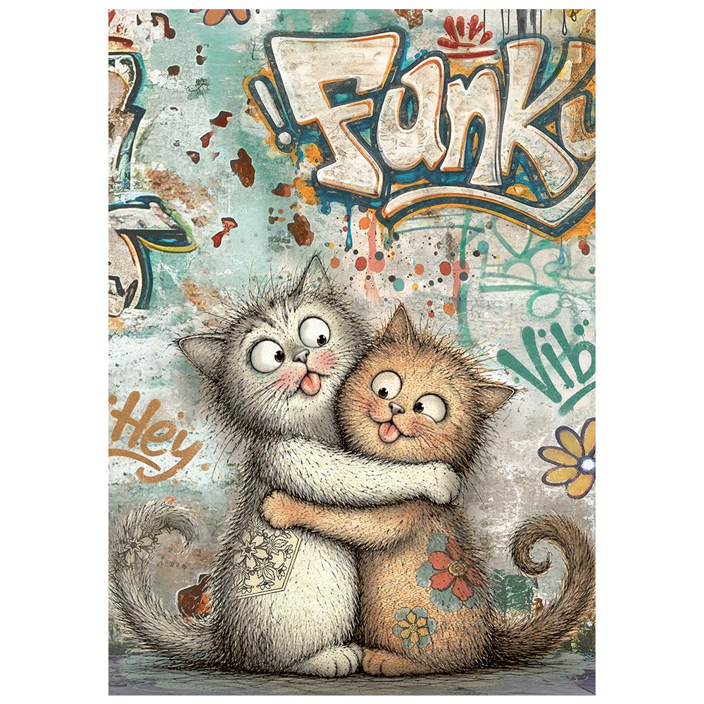 DFSA6X15 - Stamperia - Stamperia mini papier de riz A6 8 feuilles – Furry Friends 2 - Papier de riz - Detail 7