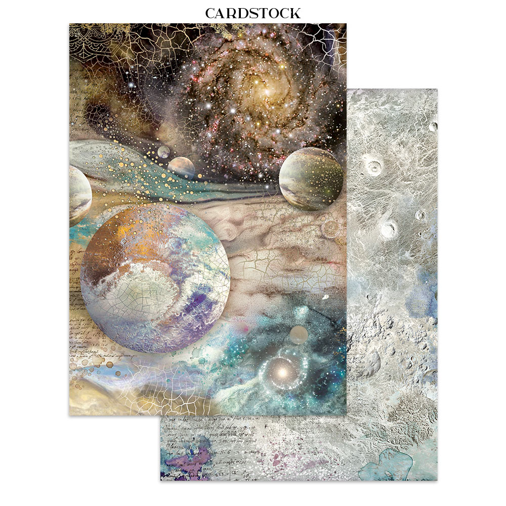 SBJK29 - Stamperia - Stamperia junk journal stickers et découpes – Cosmos - Junk Journal - Detail 3 SBJK29 - Stamperia - Stamperia junk journal stickers et découpes – Cosmos - Junk Journal - Detail 3